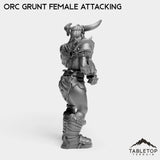 Tabletop Terrain Miniature Orc Grunt Female