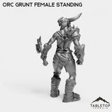 Tabletop Terrain Miniature Orc Grunt Female