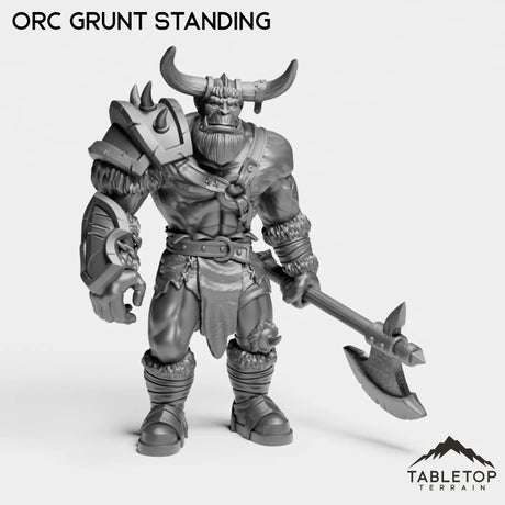 Tabletop Terrain Miniature Orc Grunt Standing Orc Grunt