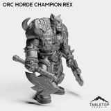 Tabletop Terrain Miniature Orc Horde Champion Rex