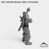 Tabletop Terrain Miniature Orc Hunter Female Tier 1