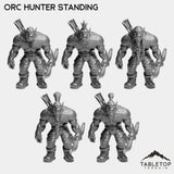 Tabletop Terrain Miniature Orc Hunter Standing Orc Starters