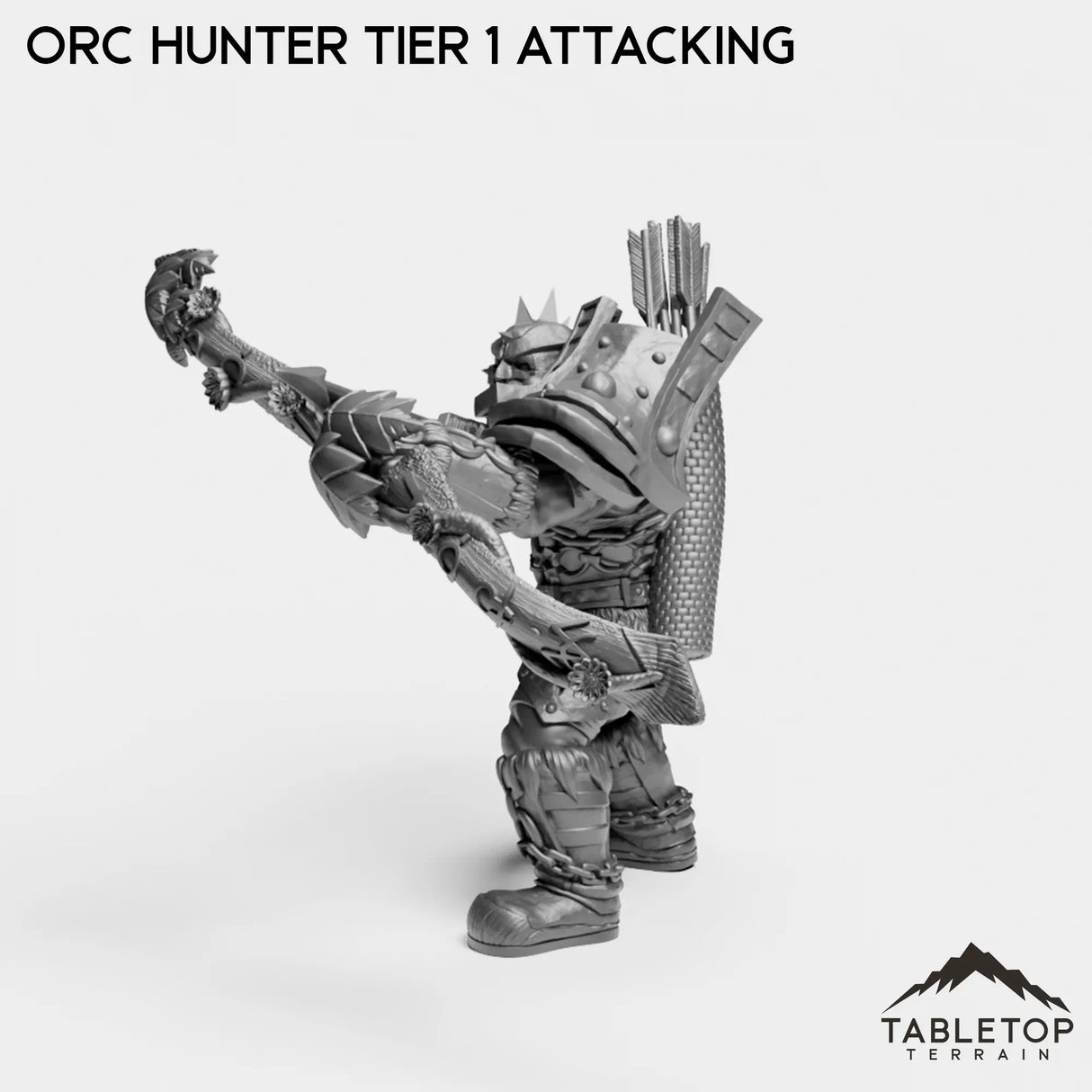 Tabletop Terrain Miniature Orc Hunter Tier 1