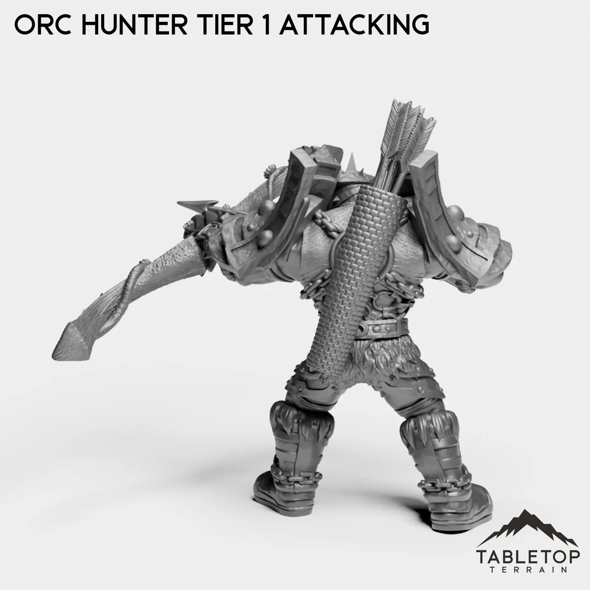 Tabletop Terrain Miniature Orc Hunter Tier 1