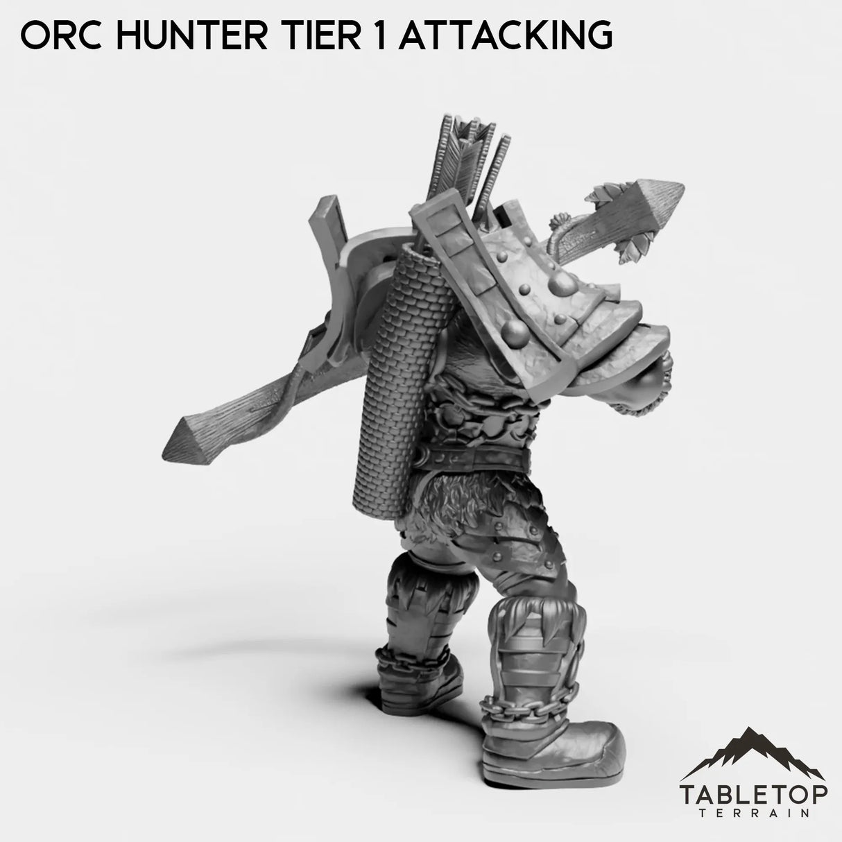 Tabletop Terrain Miniature Orc Hunter Tier 1