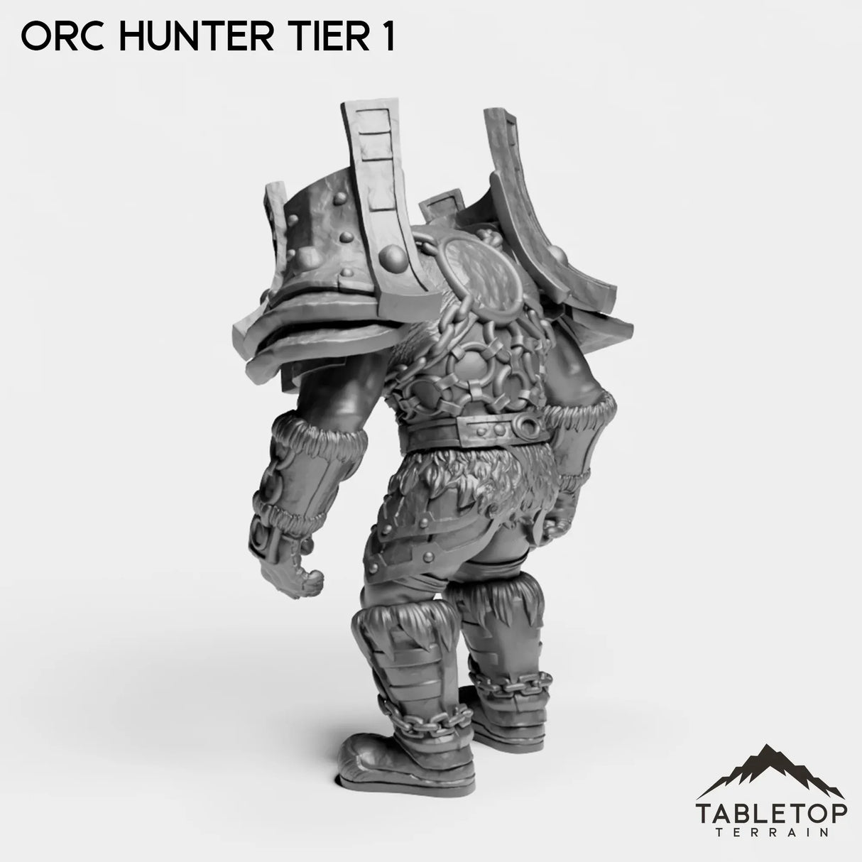 Tabletop Terrain Miniature Orc Hunter Tier 1
