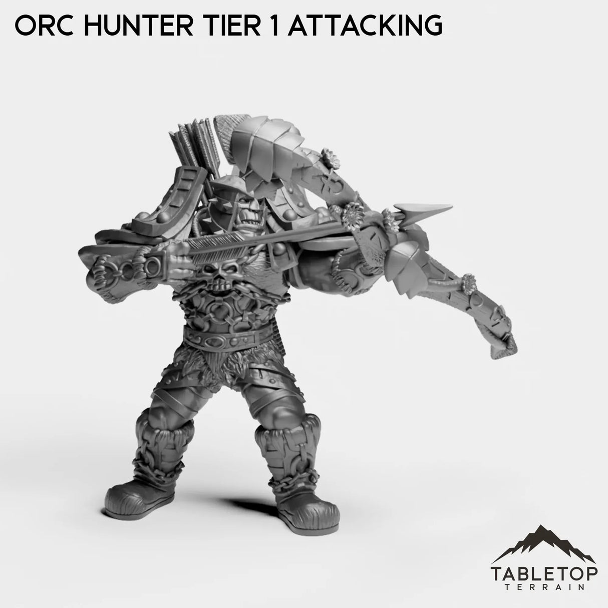 Tabletop Terrain Miniature Orc Hunter Tier 1
