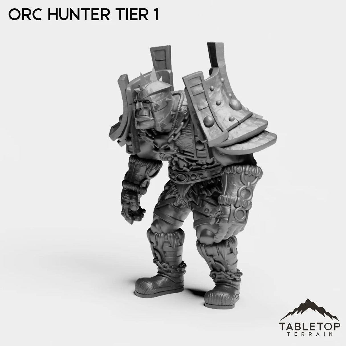 Tabletop Terrain Miniature Orc Hunter Tier 1