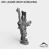 Tabletop Terrain Miniature Orc Leader Grom