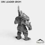 Tabletop Terrain Miniature Orc Leader Grom