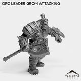 Tabletop Terrain Miniature Orc Leader Grom