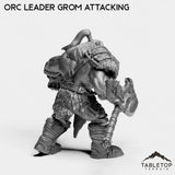 Tabletop Terrain Miniature Orc Leader Grom