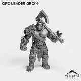 Tabletop Terrain Miniature Orc Leader Grom Orc Leader Grom