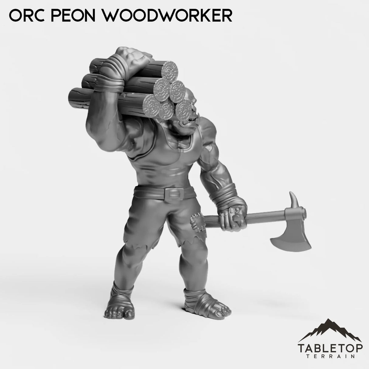 Tabletop Terrain Miniature Orc Peon
