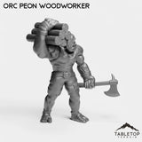Tabletop Terrain Miniature Orc Peon
