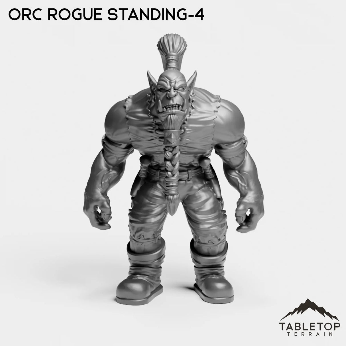 Tabletop Terrain Miniature Orc Rogue Standing-4 Orc Starter