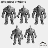 Tabletop Terrain Miniature Orc Rogue Standing Orc Starters