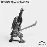 Tabletop Terrain Miniature Orc Samurai Blademaster
