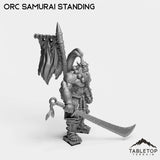 Tabletop Terrain Miniature Orc Samurai Blademaster