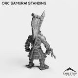 Tabletop Terrain Miniature Orc Samurai Blademaster