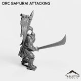 Tabletop Terrain Miniature Orc Samurai Blademaster