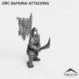 Tabletop Terrain Miniature Orc Samurai Blademaster