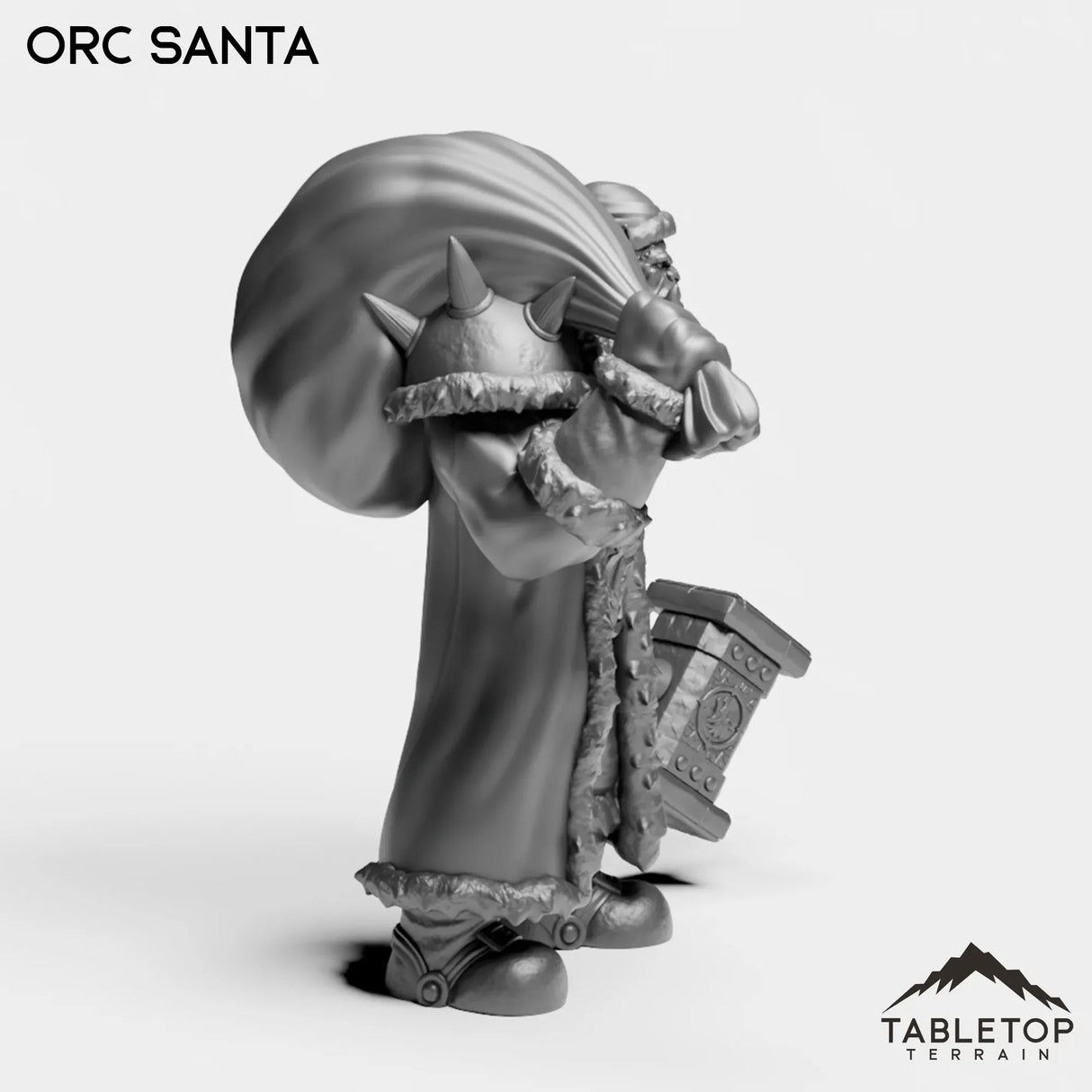 Tabletop Terrain Miniature Orc Santa