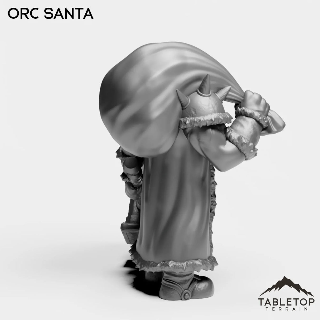 Tabletop Terrain Miniature Orc Santa