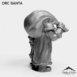 Tabletop Terrain Miniature Orc Santa