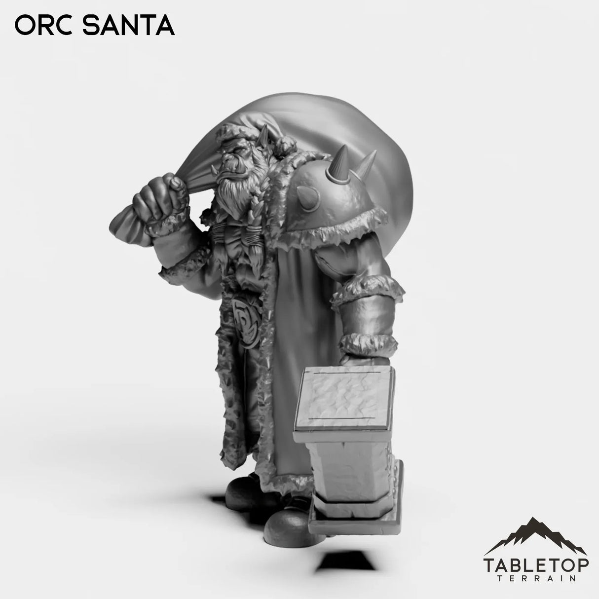 Tabletop Terrain Miniature Orc Santa