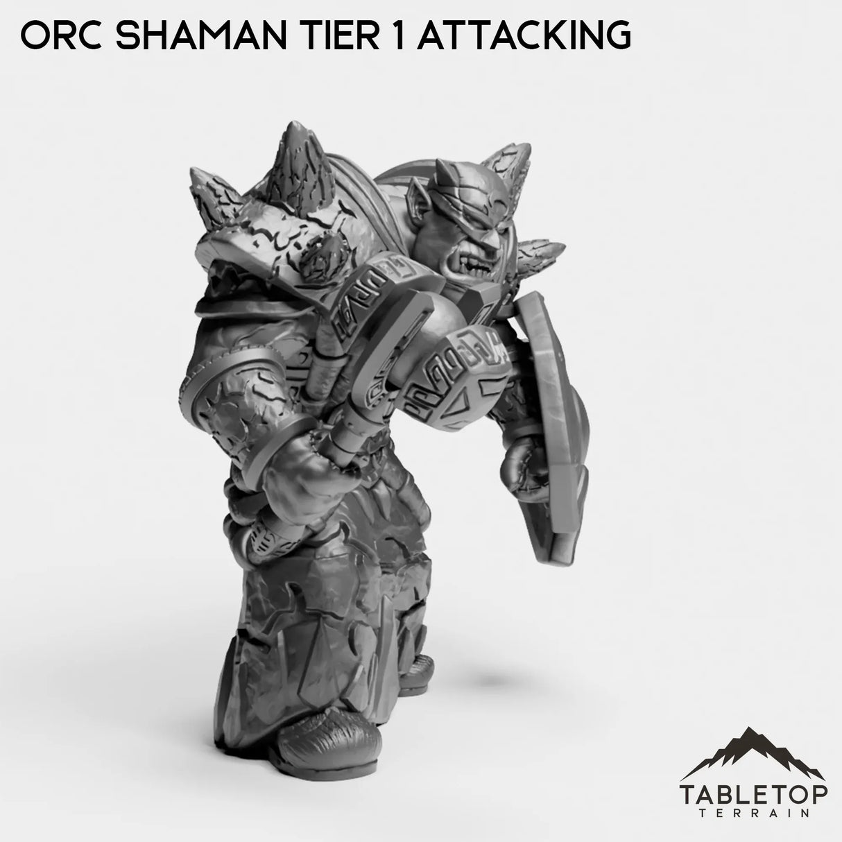 Tabletop Terrain Miniature Orc Shaman Tier 1
