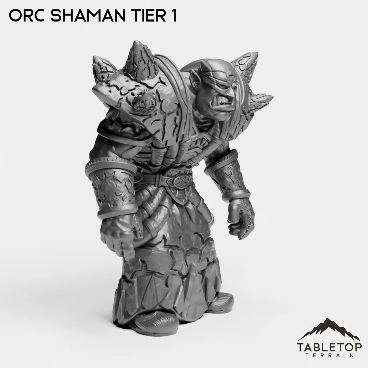 Tabletop Terrain Miniature Orc Shaman Tier 1