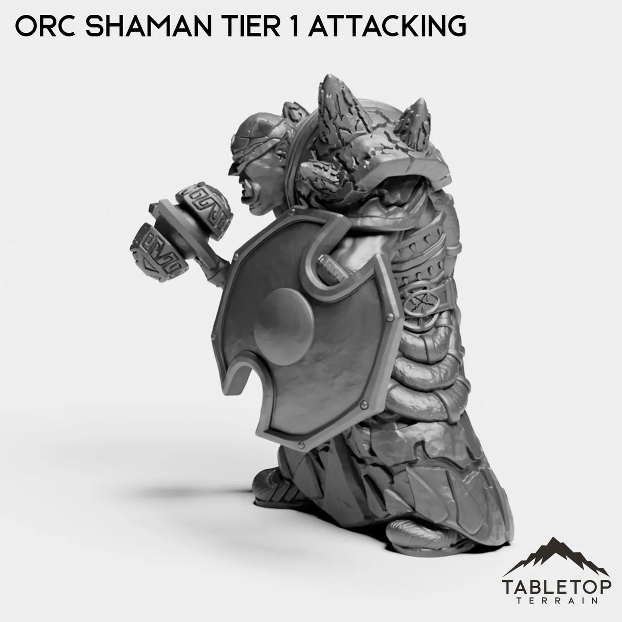Tabletop Terrain Miniature Orc Shaman Tier 1