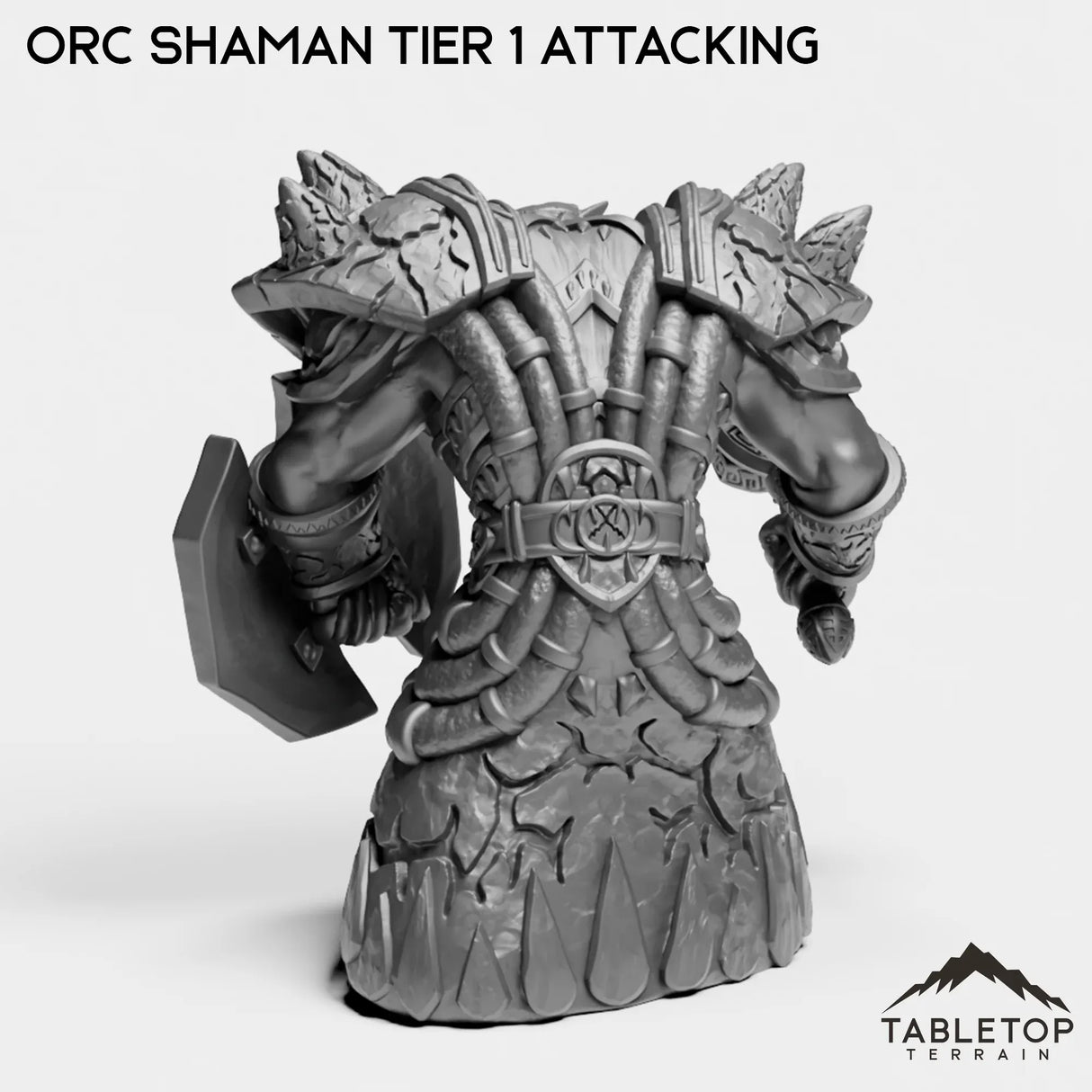 Tabletop Terrain Miniature Orc Shaman Tier 1