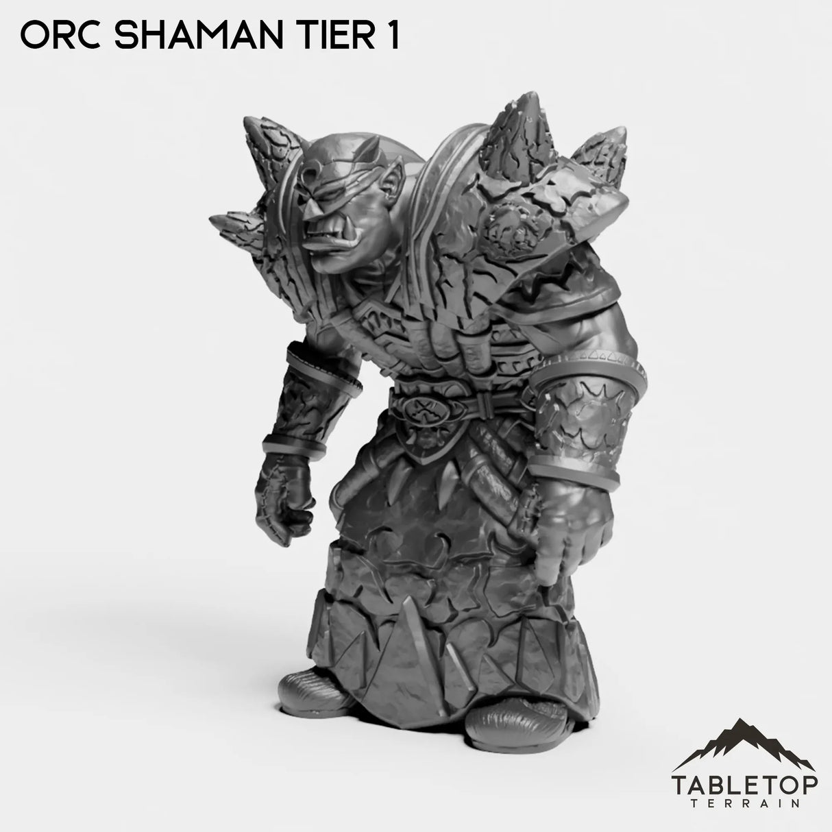 Tabletop Terrain Miniature Orc Shaman Tier 1