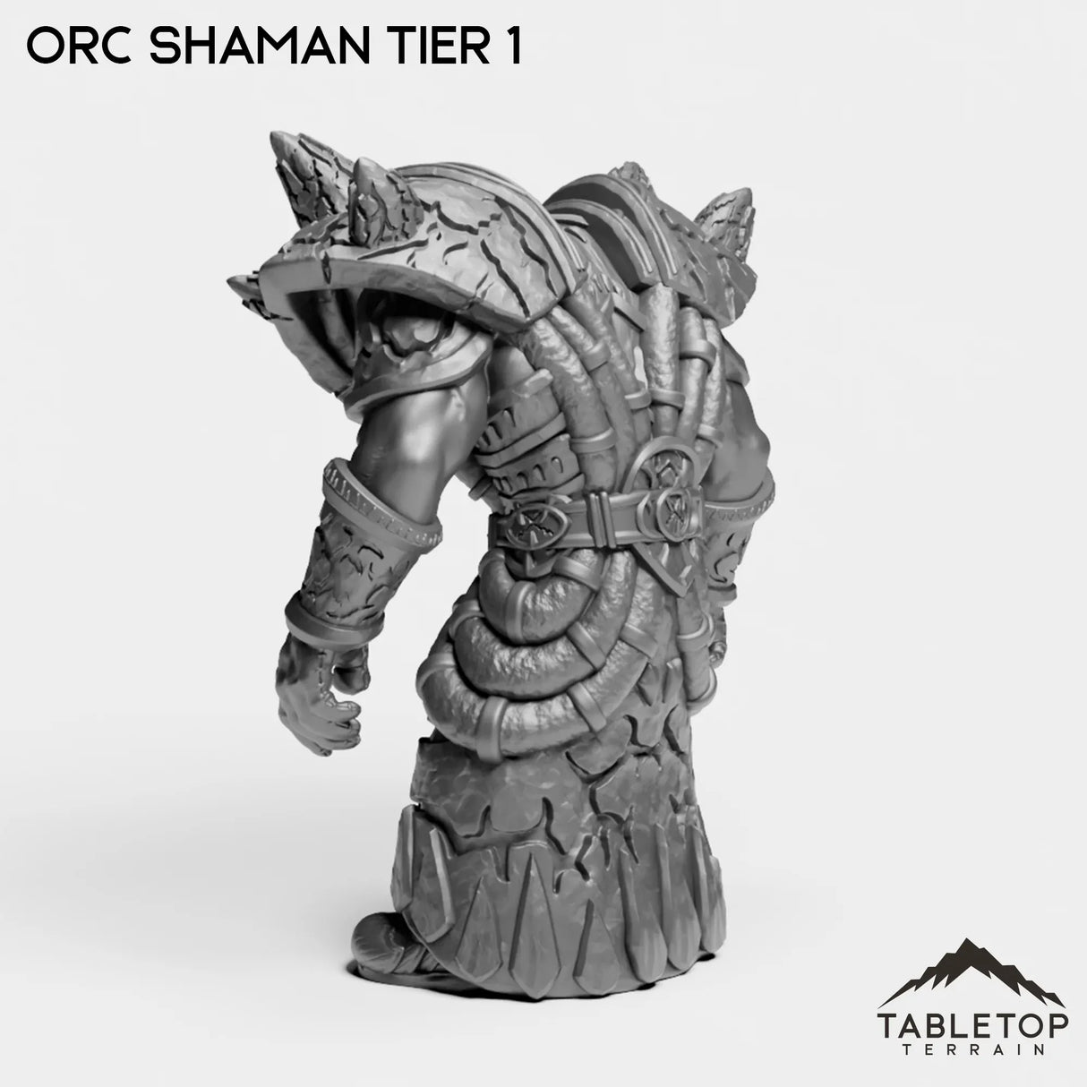 Tabletop Terrain Miniature Orc Shaman Tier 1