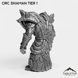 Tabletop Terrain Miniature Orc Shaman Tier 1