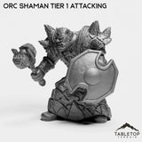 Tabletop Terrain Miniature Orc Shaman Tier 1