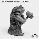 Tabletop Terrain Miniature Orc Shaman Tier 1