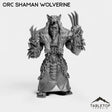 Tabletop Terrain Miniature Orc Shaman Wolverine