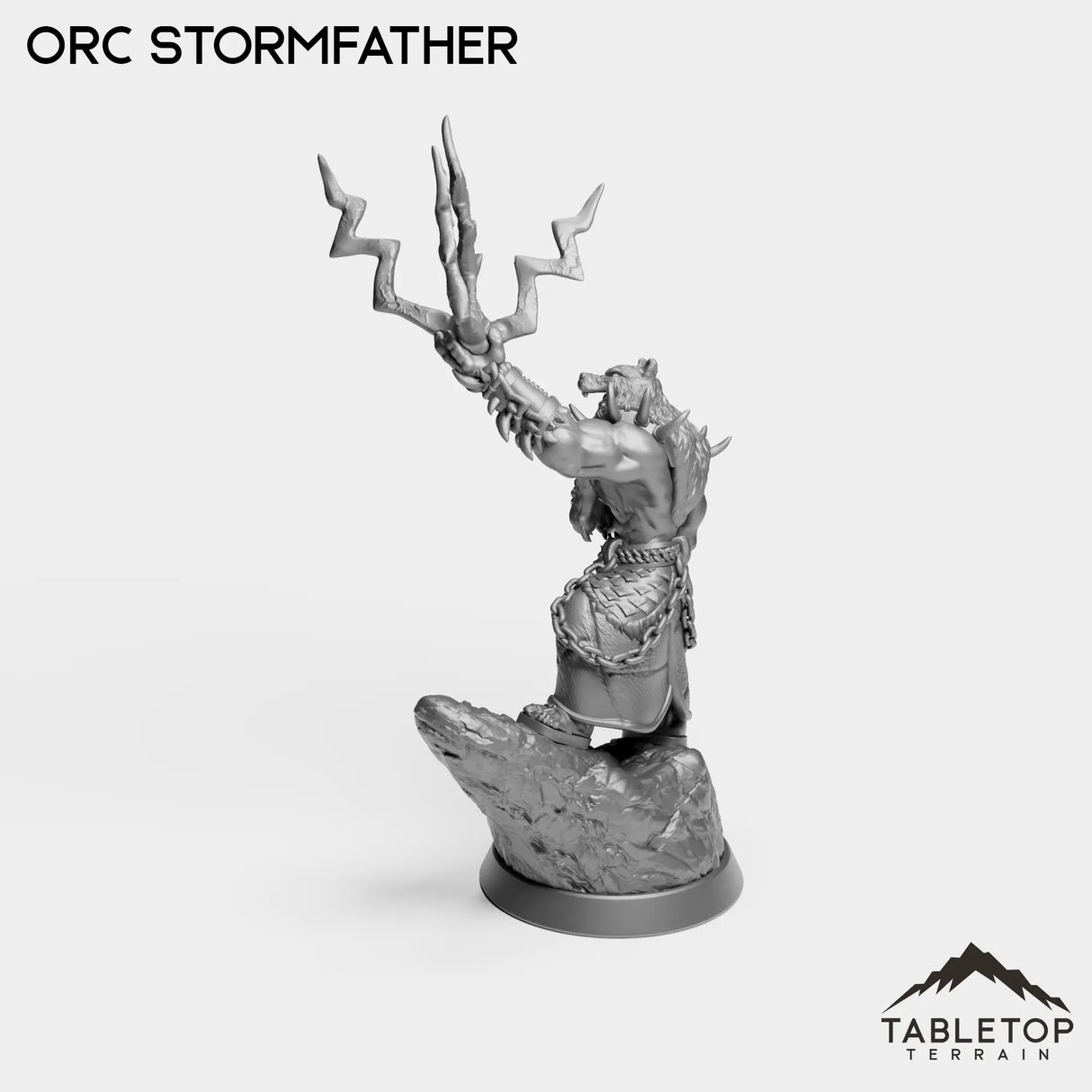 Tabletop Terrain Miniature Orc Stormfather