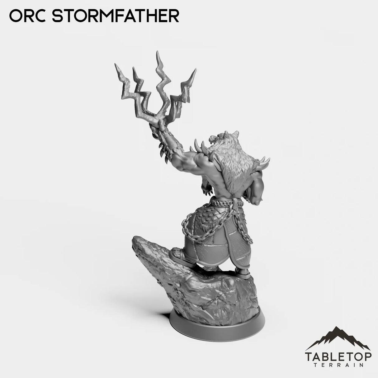 Tabletop Terrain Miniature Orc Stormfather