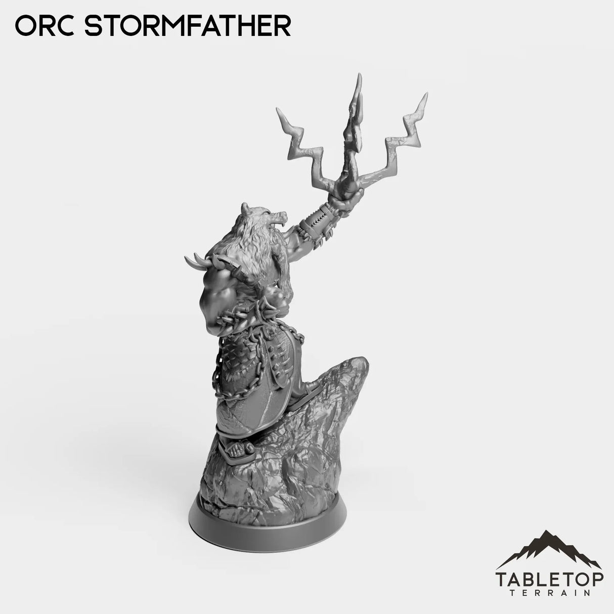 Tabletop Terrain Miniature Orc Stormfather