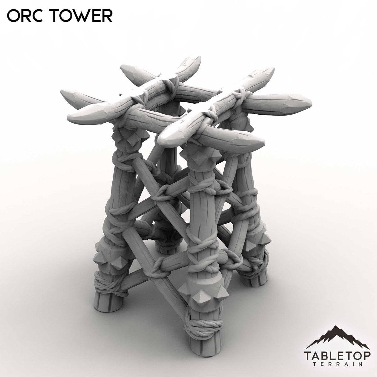 Tabletop Terrain Miniature Orc Tower