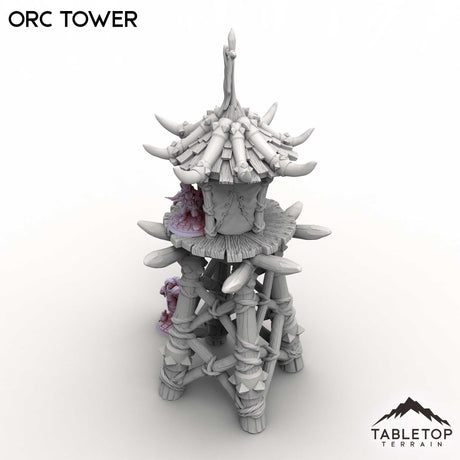 Tabletop Terrain Miniature Orc Tower