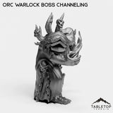 Tabletop Terrain Miniature Orc Warlock Boss