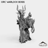 Tabletop Terrain Miniature Orc Warlock Boss