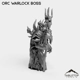 Tabletop Terrain Miniature Orc Warlock Boss