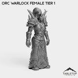 Tabletop Terrain Miniature Orc Warlock Female Tier 1