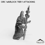 Tabletop Terrain Miniature Orc Warlock Tier 1